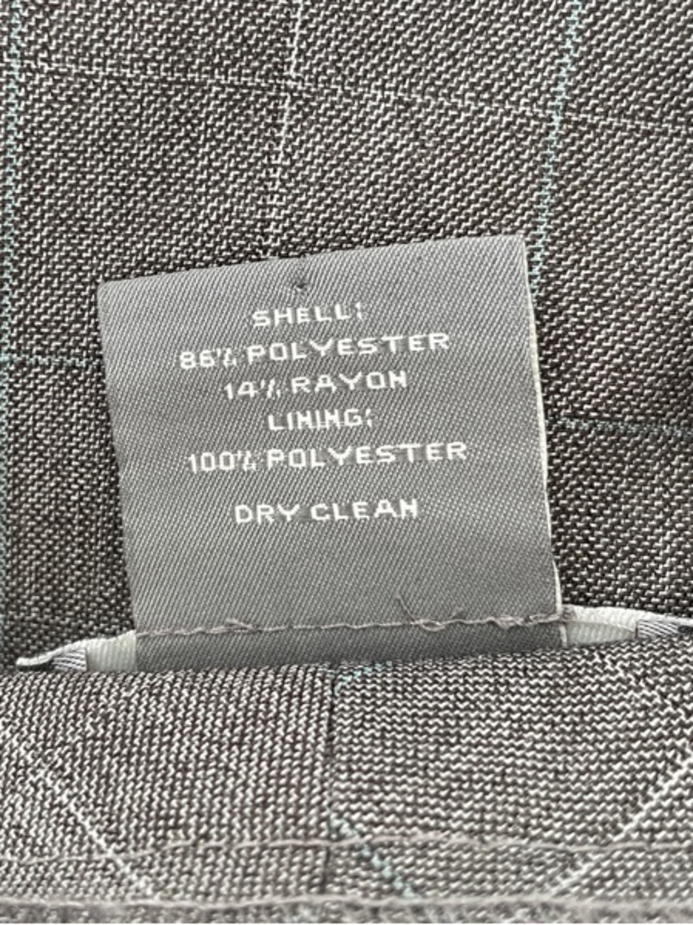 Ann Taylor Gray Pinstripe Wide-Leg Dress Pants • Size 6 - Picture 9 of 12